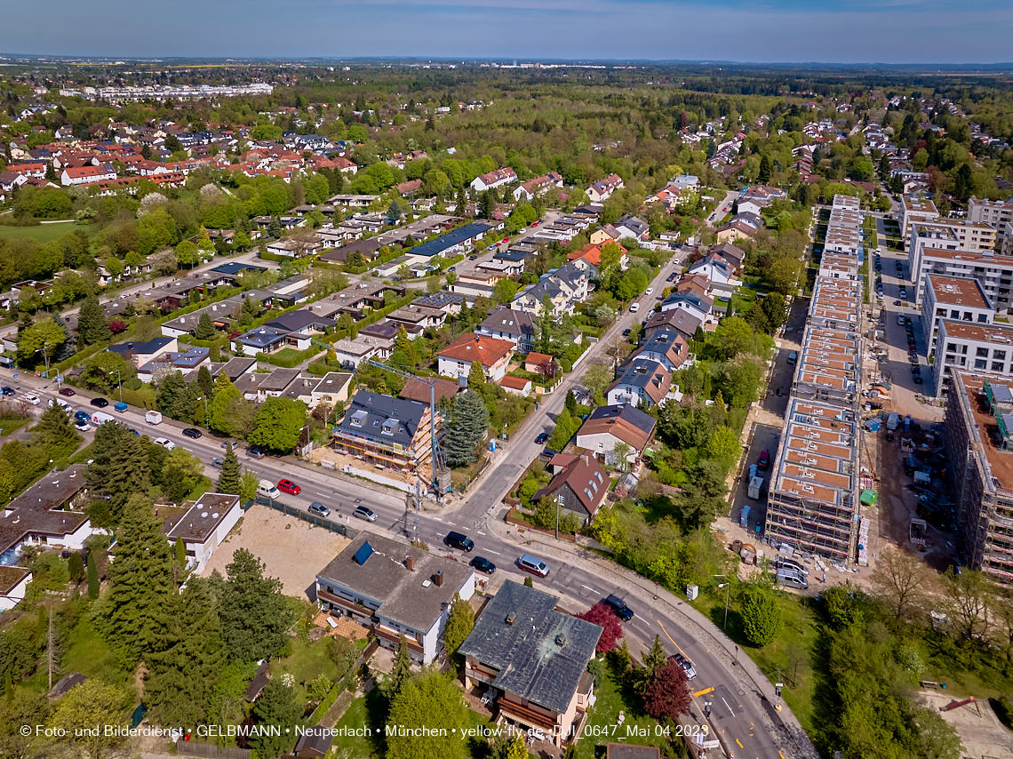 04.05.2023 - Luftbilder vom Haus für Kinder in Neuperlach